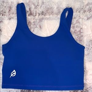 XS P’tula cobalt Faith Classic Crop Top